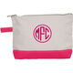Choice of Monogram Style Canvas Make-Up Bag Image 13 of 14